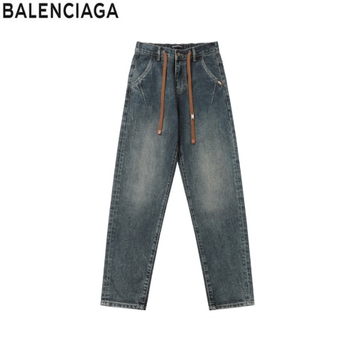 Replica Balenciaga Jeans For Men #1267434 $52.00 USD for Wholesale