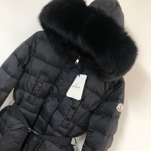 Replica Moncler Down Feather Coat Long Sleeved For Women #1267980 $235.00 USD for Wholesale