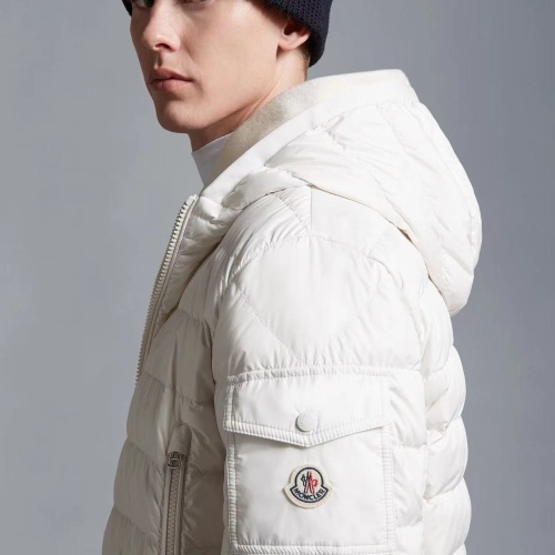 Replica Moncler Down Feather Coat Long Sleeved For Men #1268054 $155.00 USD for Wholesale