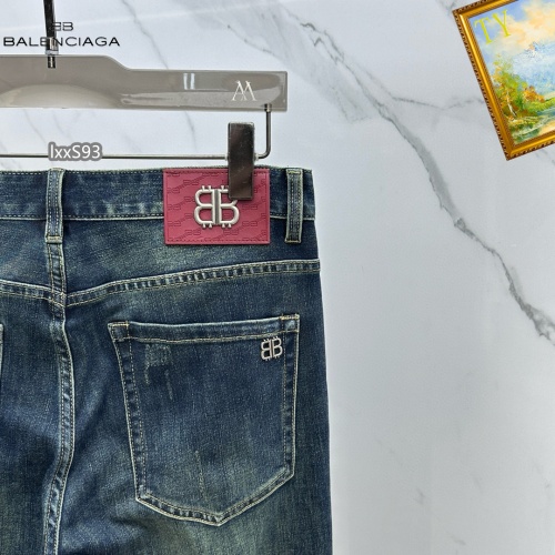 Replica Balenciaga Jeans For Men #1268114 $48.00 USD for Wholesale