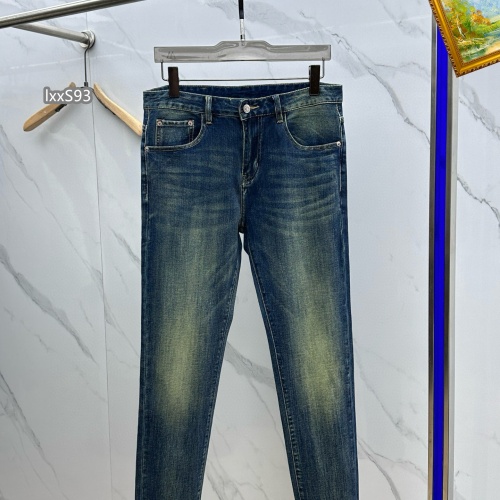 Replica Balenciaga Jeans For Men #1268123 $48.00 USD for Wholesale