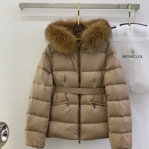 Moncler Down Feather Coat Long Sleeved For Women #1268134