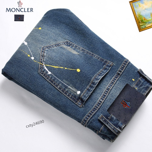 Replica Moncler Jeans For Men #1268144 $48.00 USD for Wholesale