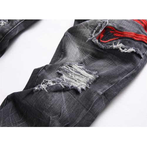 Replica Philipp Plein PP Jeans For Men #1268157 $48.00 USD for Wholesale