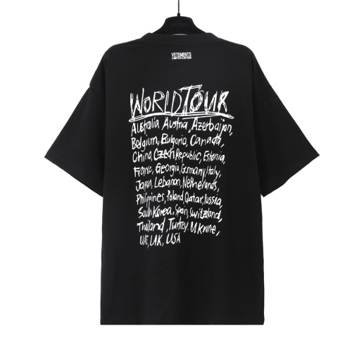 Replica VETEMENTS T-Shirts Short Sleeved For Unisex #1268264 $29.00 USD for Wholesale