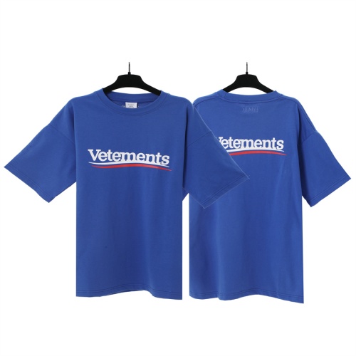 VETEMENTS T-Shirts Short Sleeved For Unisex #1268283, $29.00 USD, [ITEM#1268283], VETEMENTS T-Shirts