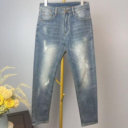 Replica Burberry Jeans For Men #1268827 $48.00 USD for Wholesale