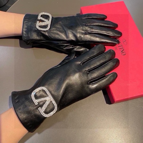 Replica Valentino Gloves For Women #1269207 $60.00 USD for Wholesale