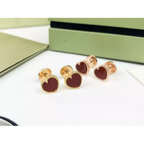 Replica Van Cleef & Arpels Earrings For Women #1270528 $34.00 USD for Wholesale