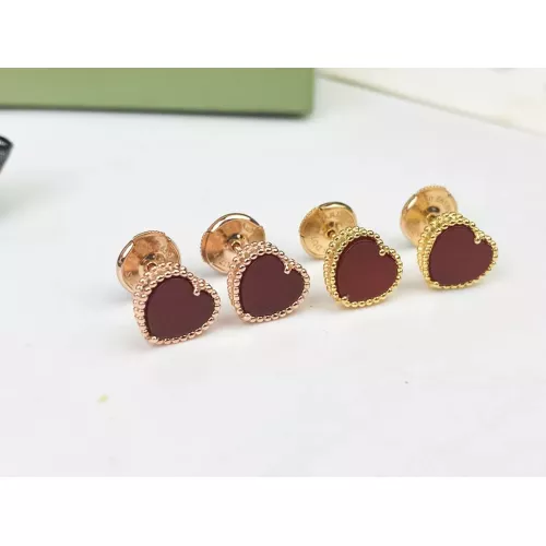 Replica Van Cleef & Arpels Earrings For Women #1270528 $34.00 USD for Wholesale