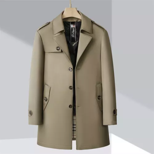 Burberry Trench Coat Long Sleeved For Men #1272258