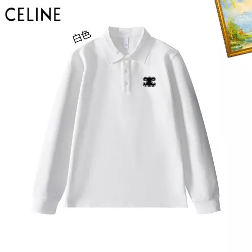 Celine T-Shirts Long Sleeved For Men #1272375, $40.00 USD, [ITEM#1272375], Celine T-Shirts