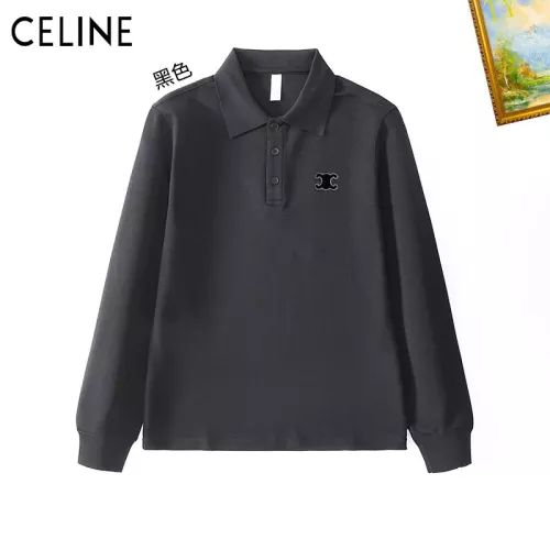 Celine T-Shirts Long Sleeved For Men #1272378, $40.00 USD, [ITEM#1272378], Celine T-Shirts