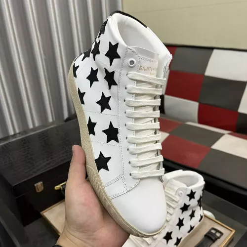 Replica Yves Saint Laurent YSL High Tops Shoes For Men #1273666 $98.00 USD for Wholesale