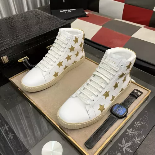 Replica Yves Saint Laurent YSL High Tops Shoes For Men #1273671 $98.00 USD for Wholesale