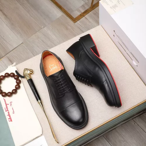 Replica Christian Louboutin Leather Shoes For Men #1273682 $140.00 USD for Wholesale