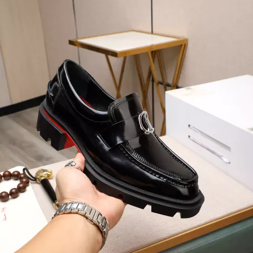 Replica Christian Louboutin Leather Shoes For Men #1273691 $150.00 USD for Wholesale