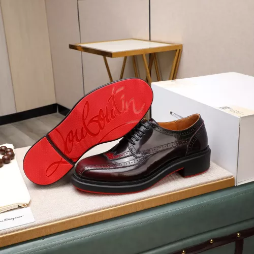 Replica Christian Louboutin Leather Shoes For Men #1273692 $150.00 USD for Wholesale