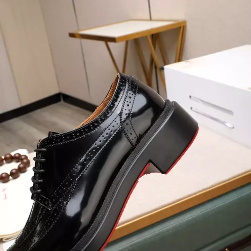 Replica Christian Louboutin Leather Shoes For Men #1273693 $150.00 USD for Wholesale