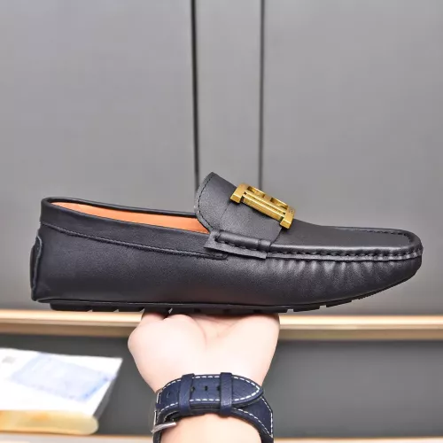 Replica Balmain Leather Shoes For Men #1273759 $76.00 USD for Wholesale