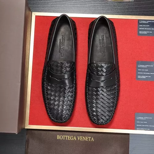 Replica Bottega Veneta BV Leather Shoes For Men #1273818 $92.00 USD for Wholesale