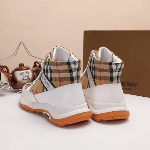 Replica Burberry High Tops Shoes For Men #1273966 $76.00 USD for Wholesale