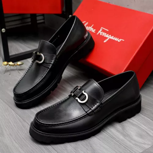 Salvatore Ferragamo Leather Shoes For Men #1274223