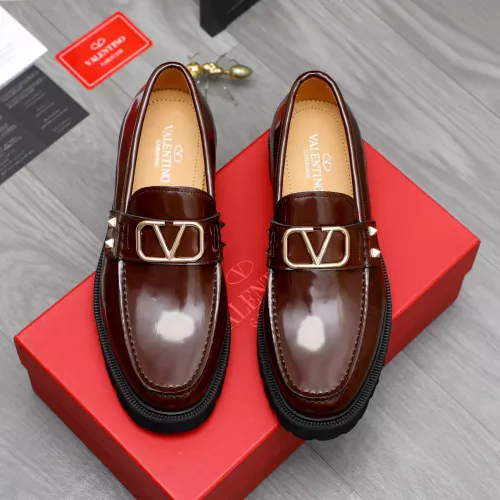 Replica Valentino Leather Shoes For Men #1274224 $96.00 USD for Wholesale