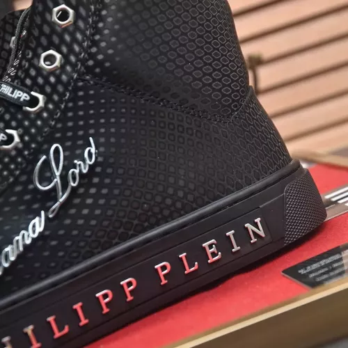 Replica Philipp Plein PP High Tops Shoes For Men #1274327 $85.00 USD for Wholesale