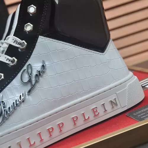 Replica Philipp Plein PP High Tops Shoes For Men #1274328 $85.00 USD for Wholesale