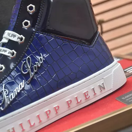 Replica Philipp Plein PP High Tops Shoes For Men #1274329 $85.00 USD for Wholesale