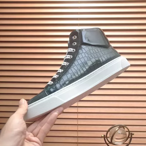 Replica Philipp Plein PP High Tops Shoes For Men #1274330 $85.00 USD for Wholesale