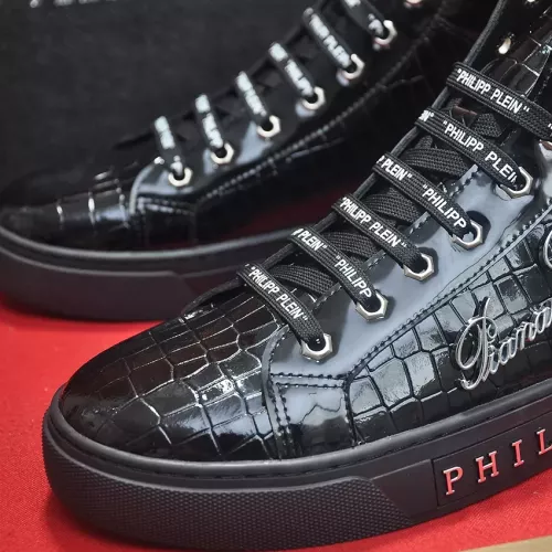 Replica Philipp Plein PP High Tops Shoes For Men #1274331 $85.00 USD for Wholesale