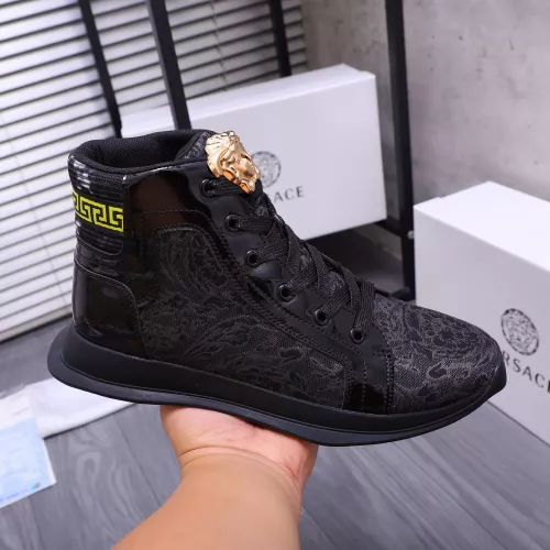 Replica Versace High Tops Shoes For Women #1274450 $76.00 USD for Wholesale