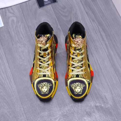 Replica Versace High Tops Shoes For Women #1274452 $76.00 USD for Wholesale