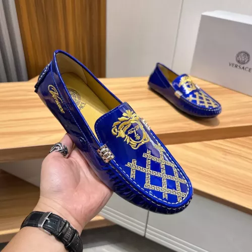 Replica Versace Leather Shoes For Men #1274750 $68.00 USD for Wholesale