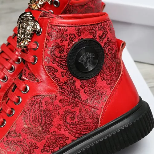 Replica Versace High Tops Shoes For Men #1274972 $76.00 USD for Wholesale