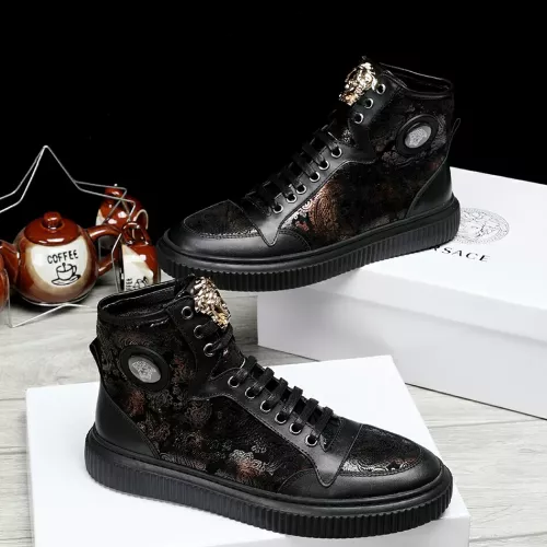 Versace High Tops Shoes For Men #1274974