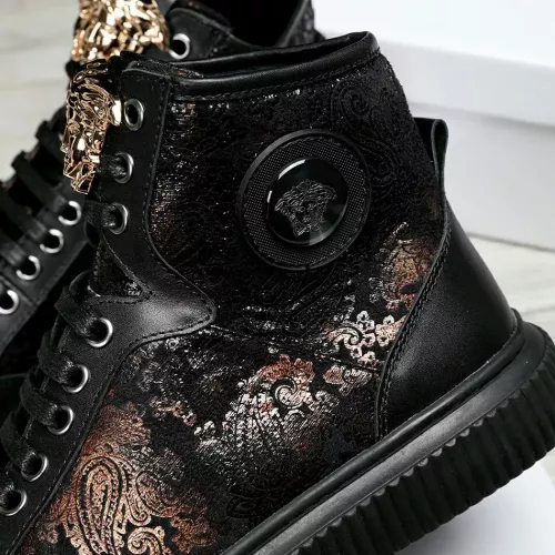 Replica Versace High Tops Shoes For Men #1274974 $76.00 USD for Wholesale