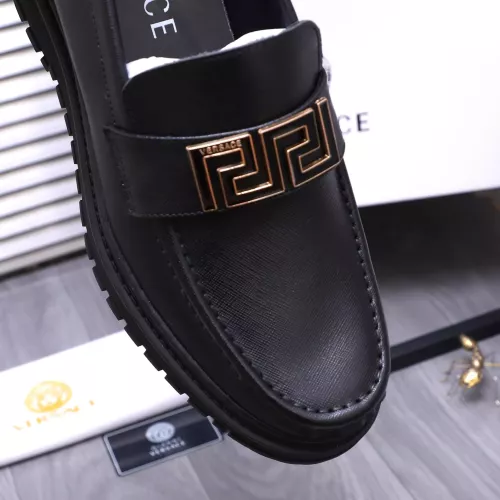 Replica Versace Leather Shoes For Men #1275008 $88.00 USD for Wholesale