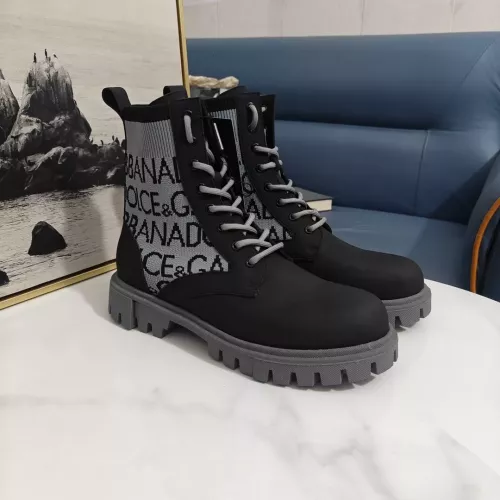 Replica Dolce & Gabbana D&G Boots For Women #1275324 $130.00 USD for Wholesale