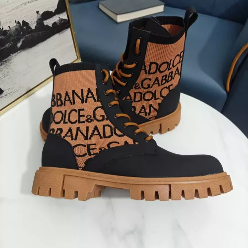 Replica Dolce & Gabbana D&G Boots For Women #1275328 $130.00 USD for Wholesale