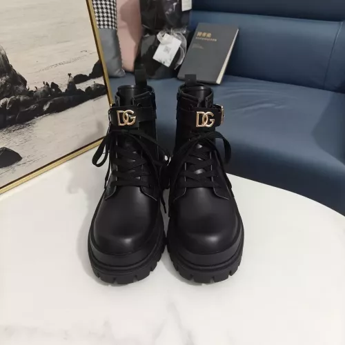 Replica Dolce & Gabbana D&G Boots For Women #1275343 $135.00 USD for Wholesale