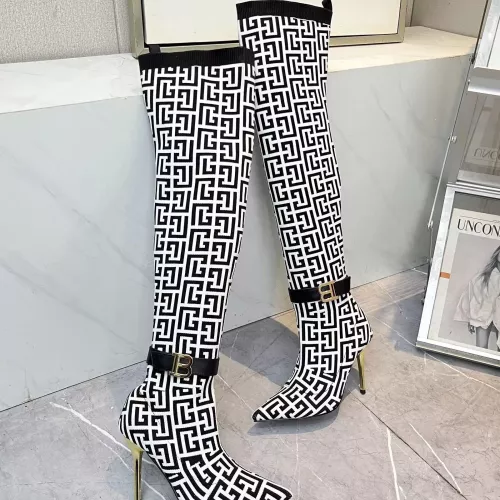 Replica Balmain Boots For Women #1275437 $112.00 USD for Wholesale