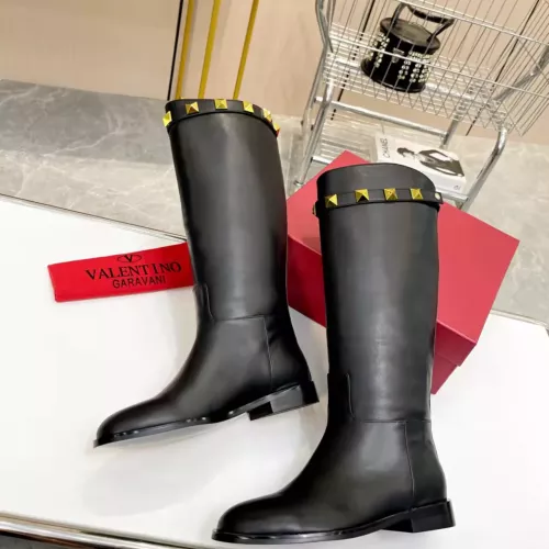 Replica Valentino Boots For Women #1275521 $155.00 USD for Wholesale