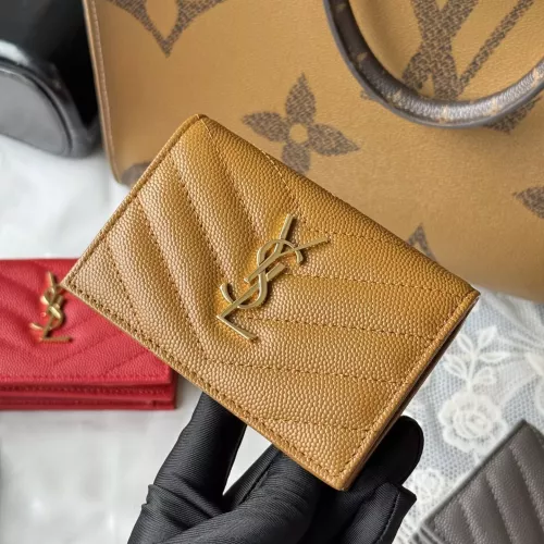 Yves Saint Laurent AAA Quality Wallets For Women #1275592, $85.00 USD, [ITEM#1275592], Yves Saint Laurent AAA Wallets