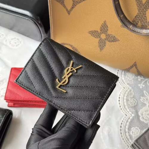 Yves Saint Laurent AAA Quality Wallets For Women #1275593, $85.00 USD, [ITEM#1275593], Yves Saint Laurent AAA Wallets