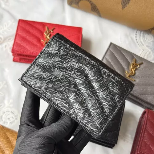 Replica Yves Saint Laurent AAA Quality Wallets For Women #1275594 $85.00 USD for Wholesale