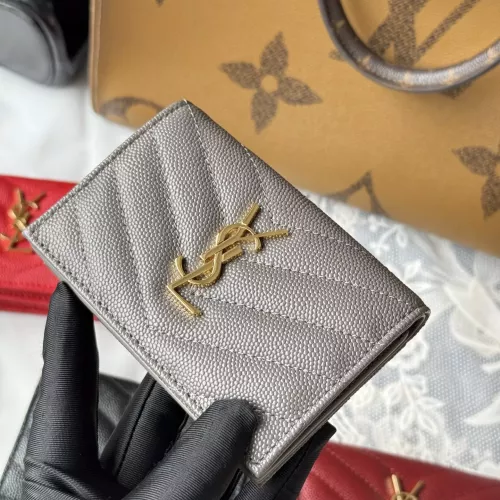 Replica Yves Saint Laurent AAA Quality Wallets For Women #1275595 $85.00 USD for Wholesale