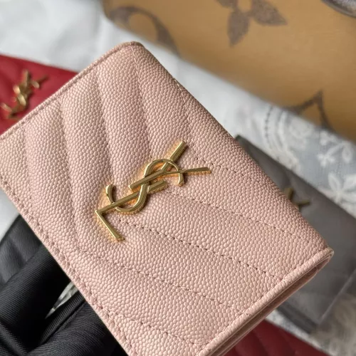 Replica Yves Saint Laurent AAA Quality Wallets For Women #1275597 $85.00 USD for Wholesale